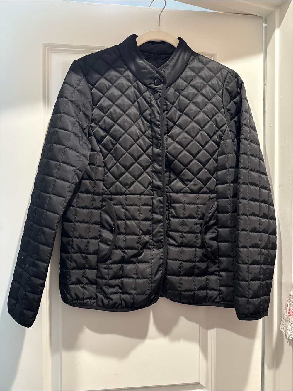 Rebecca Minkoff Black Quilted Lightweight Puffer Jacket
